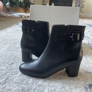 M Grigiarancio Italian leather bootie Size 7.5